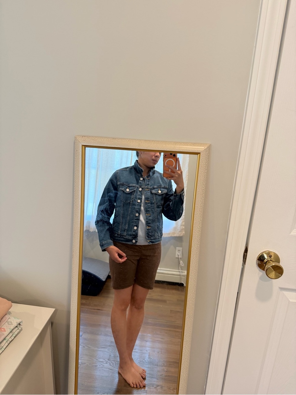 Old Navy Girls Blue Denim Button-Up Jacket - Picture 3 of 4